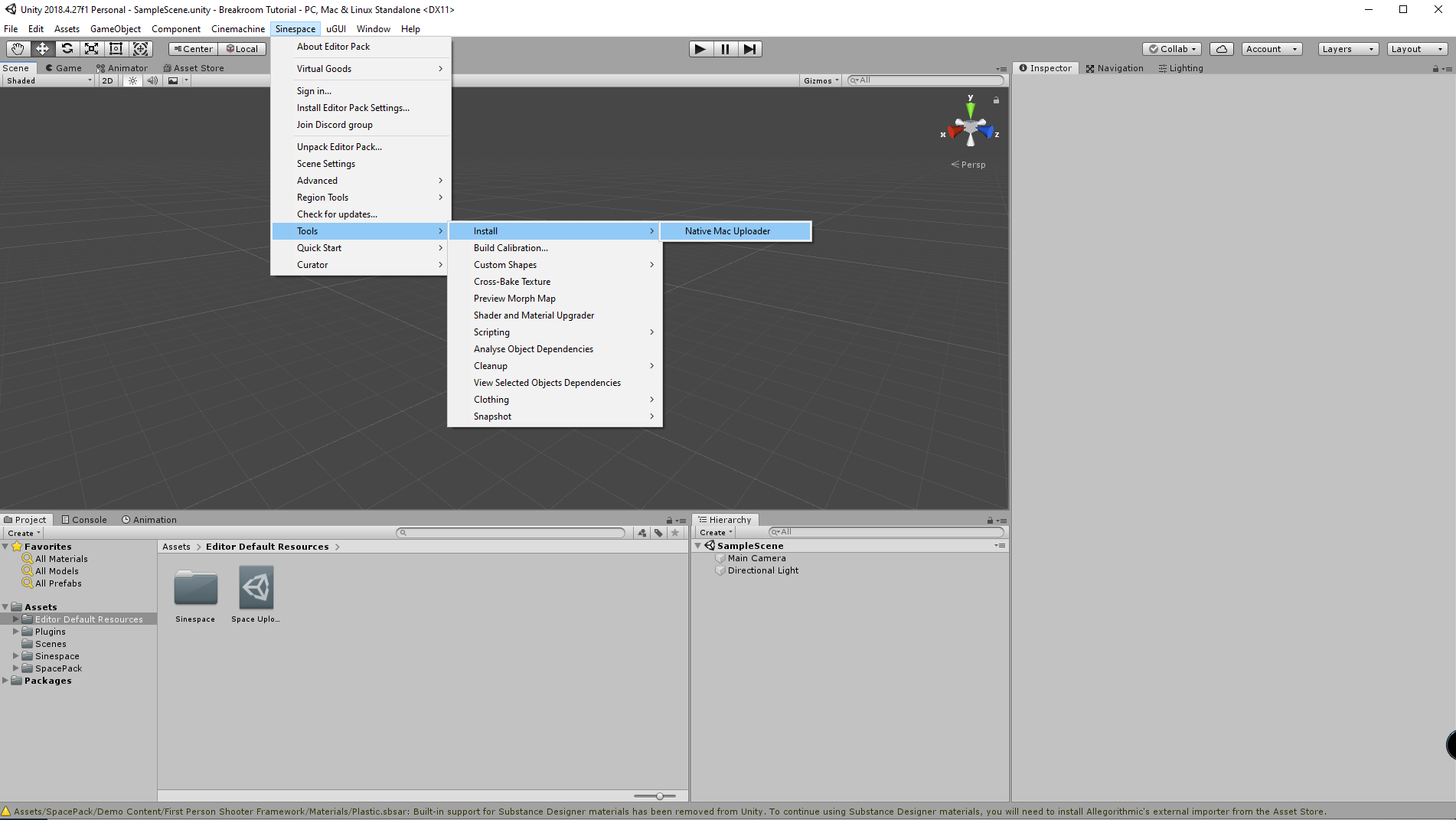 SDK basics | Sinespace Documentation