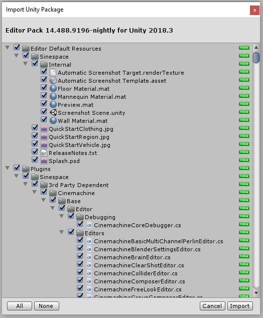 SDK basics | Sinespace Documentation